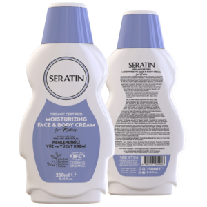 Organic Certified 250ml Moisturizing Face & Body Cream